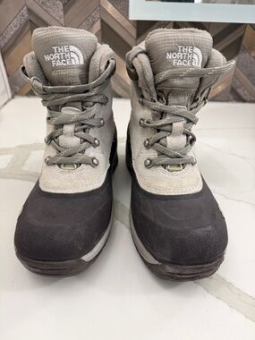 The North Face Tan & Brown Insulated Suede Winter Boot